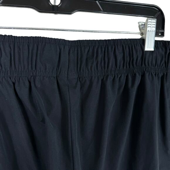 Nike Black Elastic Waist Straight Leg Lightweight Track Pants Size M - Picture 4 of 8